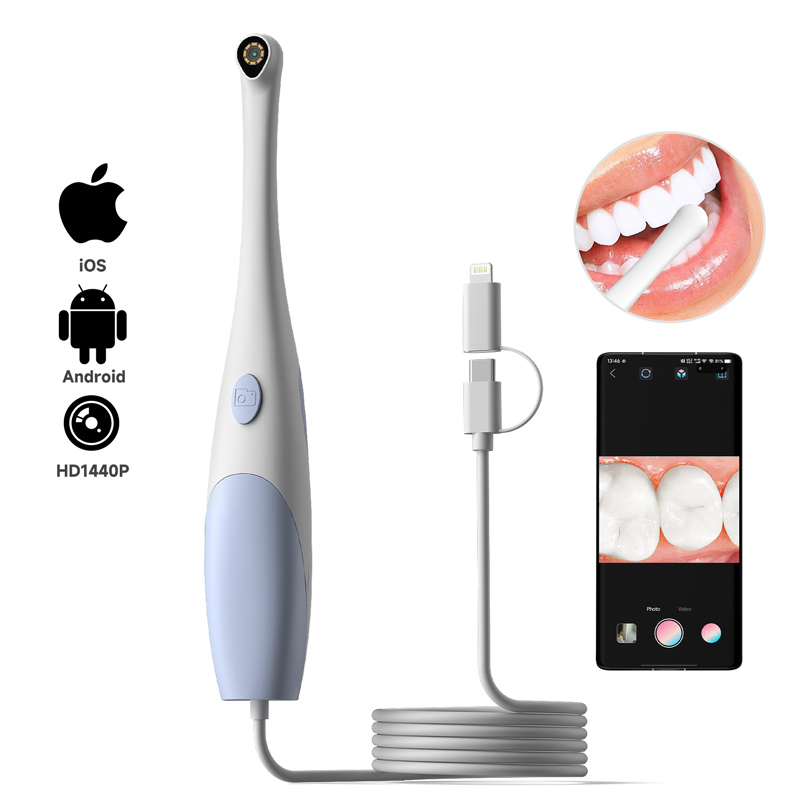 Endoscope Inspection Camera - กล้องตรวจช่องปาก 2-in-1 สำหรับ Type-C/iPhone ความละเอียด HD