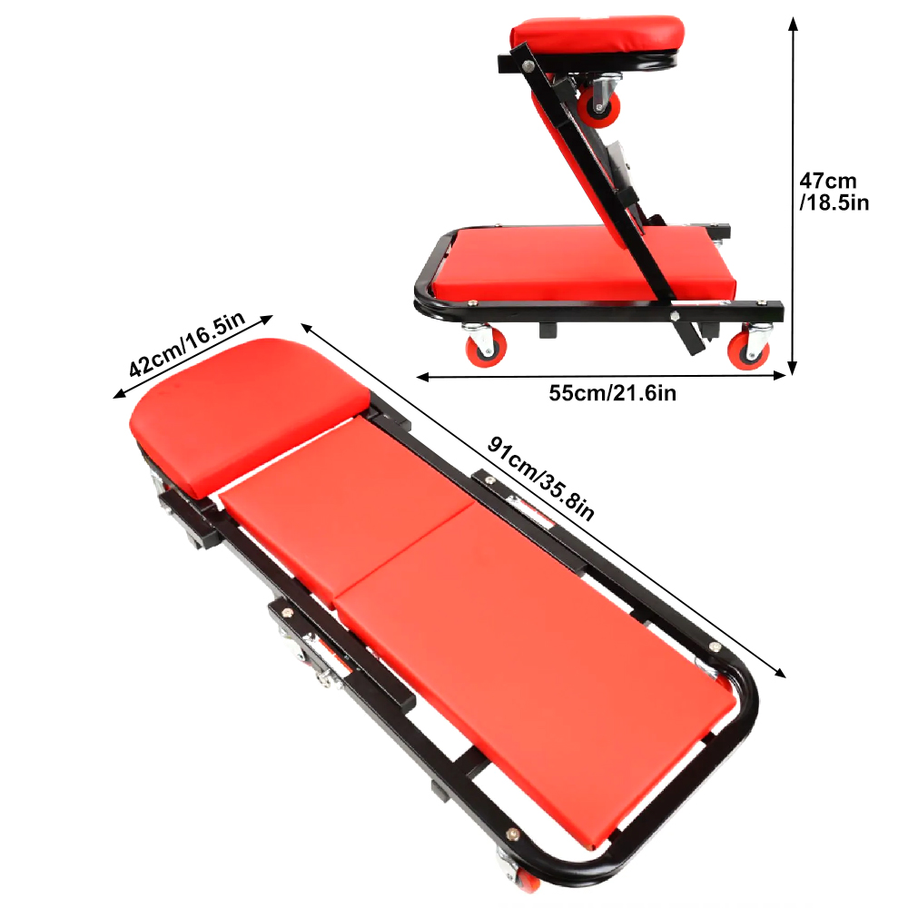 เก้าอี้ช่างซ่อมแบบ 2-in-1 รุ่น - Garage Creeper Roller บทวิจารณ์และราคา