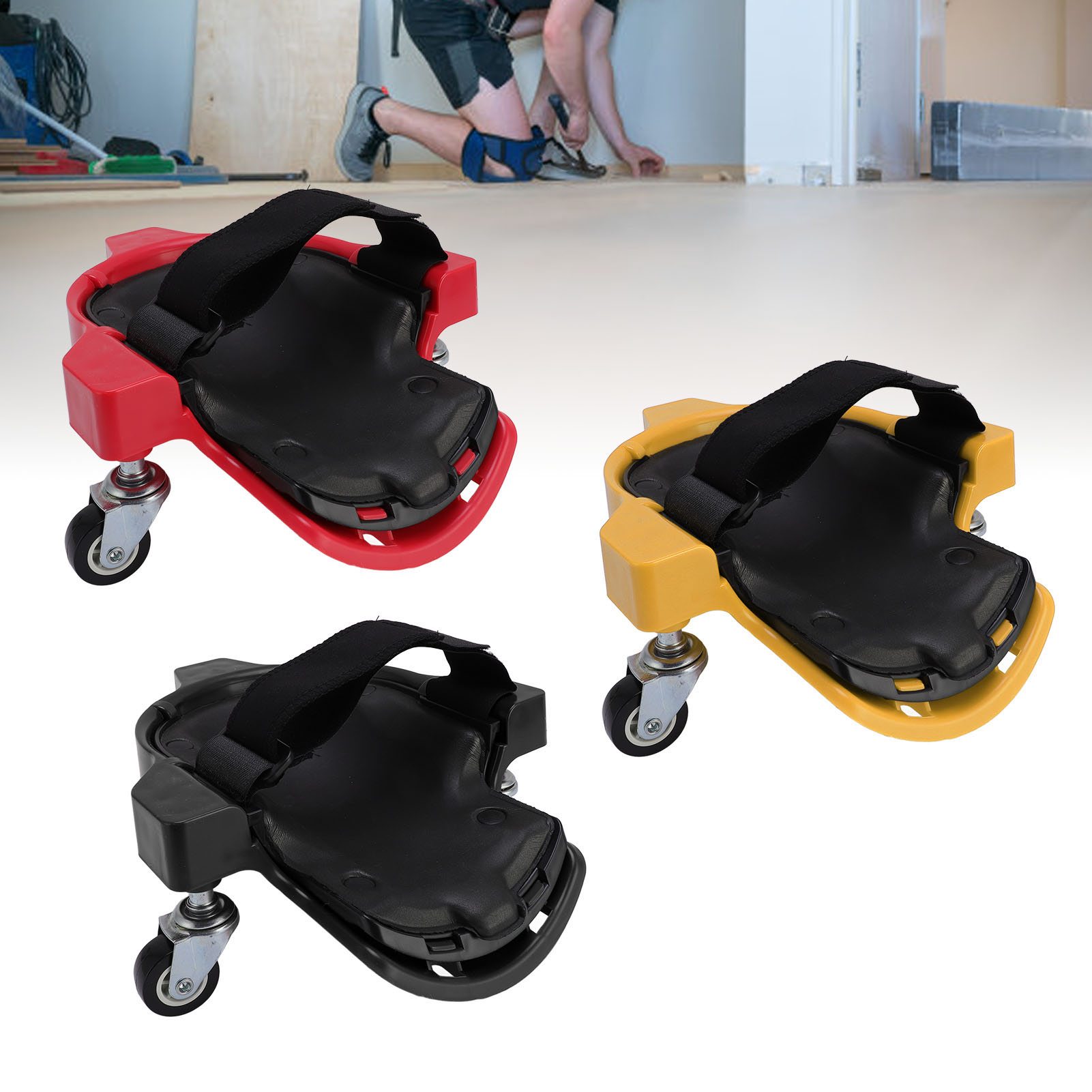 ไม้เลื้อยเข่า 1 คู่พร้อมล้อ 36 - Garage Creeper Roller บทวิจารณ์และราคา