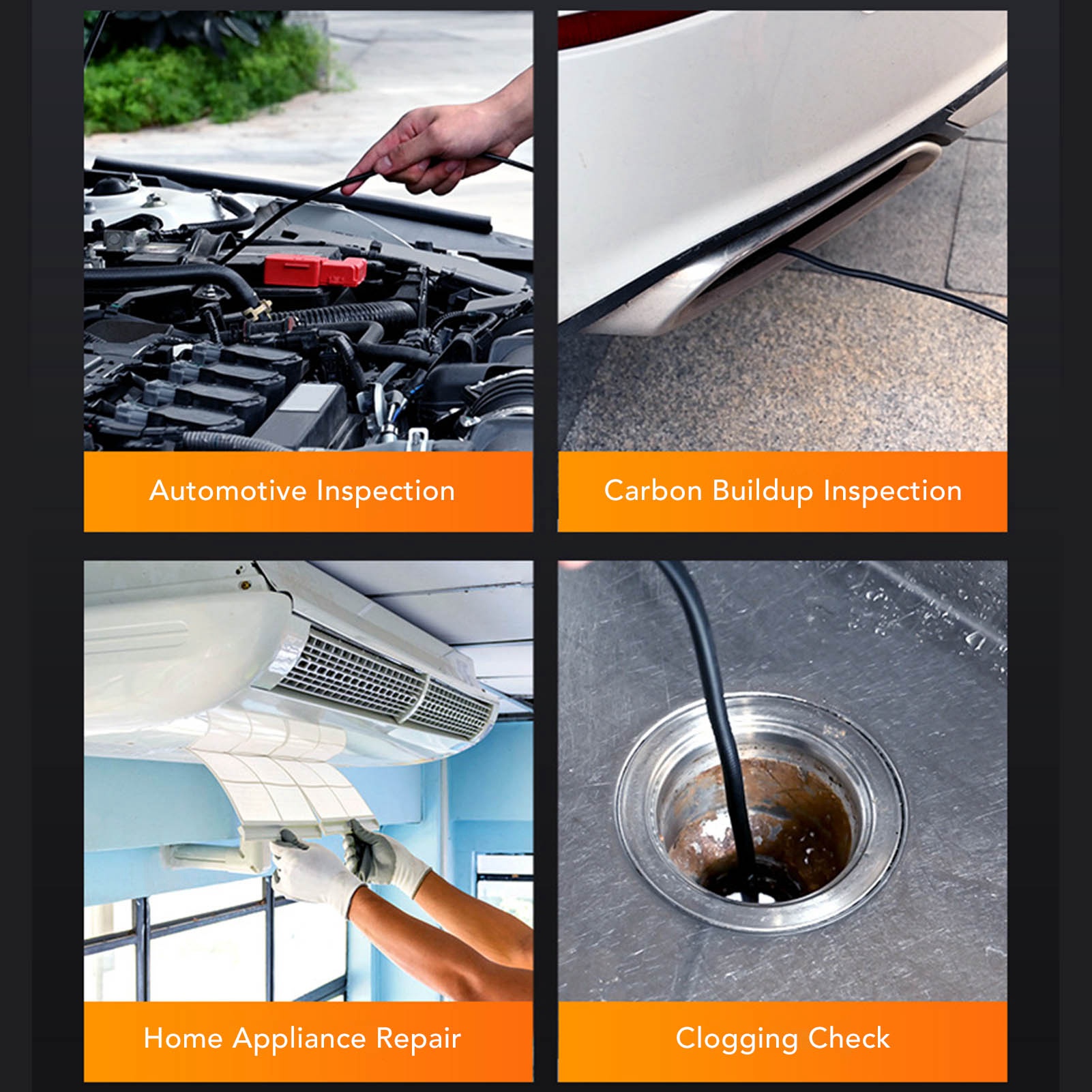 กล้องตรวจสอบ กล้องเอนโดสโคป 4. - Endoscope Inspection Camera บทวิจารณ์และราคา