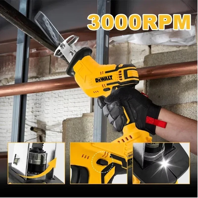 เลื่อยไฟฟ้า Dewalt 2800RPM แบบ - Metal Saw Reciprocating บทวิจารณ์และราคา