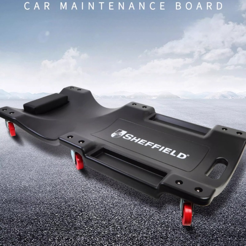 แผ่นรองซ่อมรถยนต์แบบมีล้อ โครง - Garage Creeper Roller บทวิจารณ์และราคา