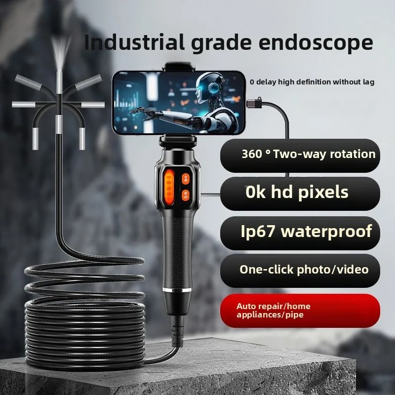 กล้องเอนโดสโคป SIHAO หมุนได้ 3 - Endoscope Inspection Camera บทวิจารณ์และราคา